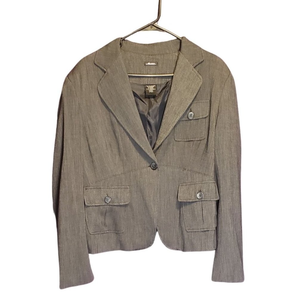 Maurices L Dark Gray Blazer